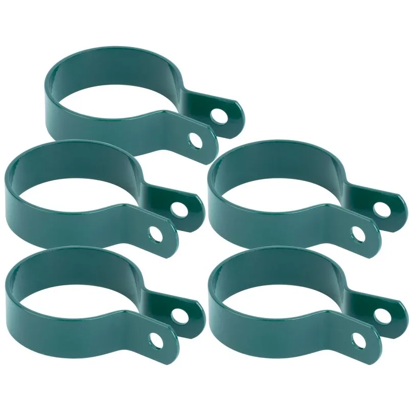 Objímka na okrúhly stĺpik 48 mm, zelená, RAL6005, balenie 5 ks