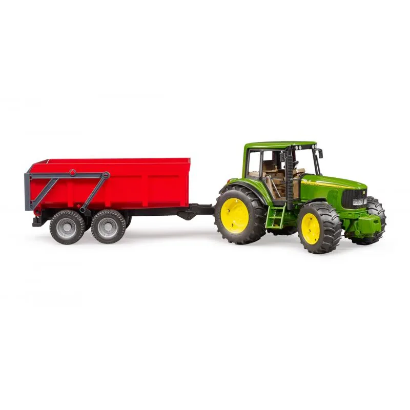 Bruder 2057 Traktor John Deere s vlekom