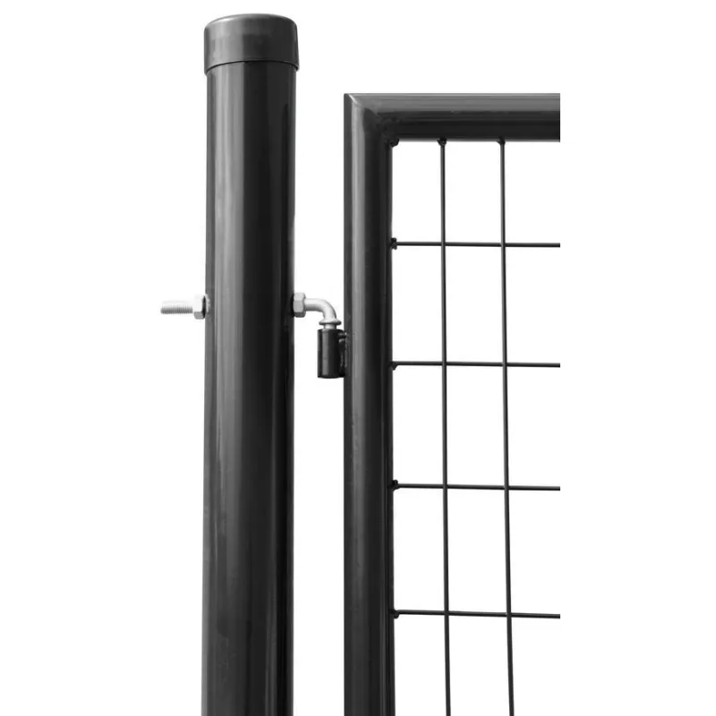 Brána 1000/1000/50x50 mm – jednokrídlová záhradná brána, antracit
