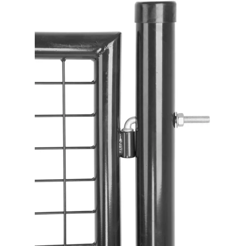 Brána 1000/1000/50x50 mm – jednokrídlová záhradná brána, antracit