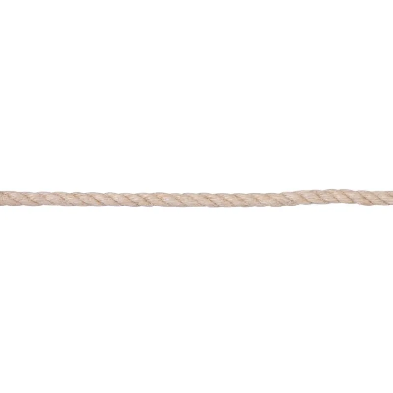 Lano Strend Pro Premium 6 mm, jutové, prírodné, stáčané, 100 m