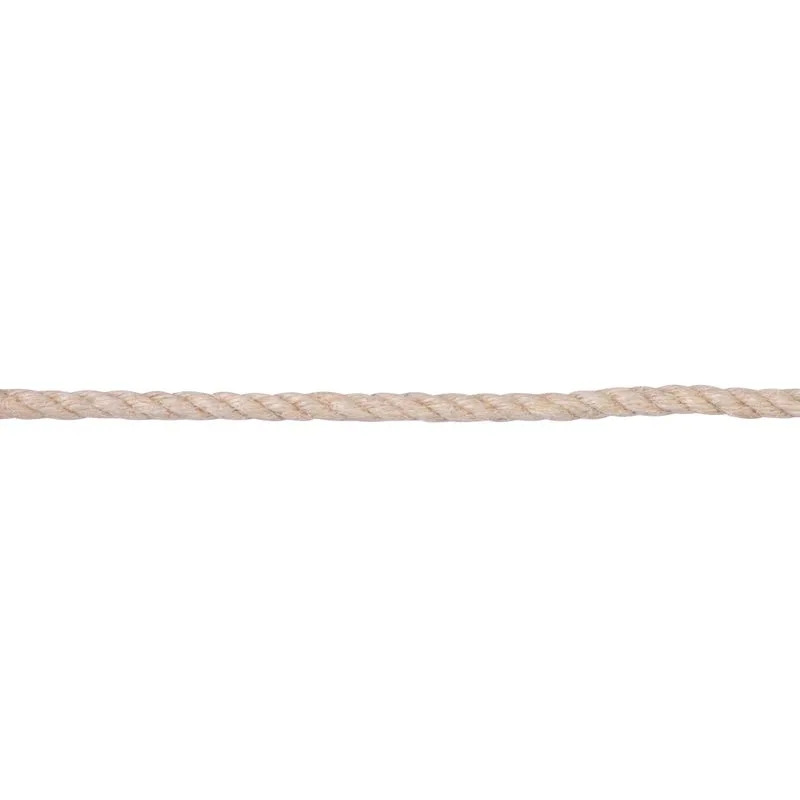 Lano Strend Pro Premium 6 mm, jutové, prírodné, stáčané, 100 m