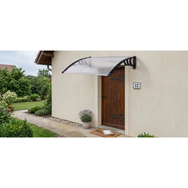 Strieška nad dvere DIY501 – polykarbonátová, 100x120 cm