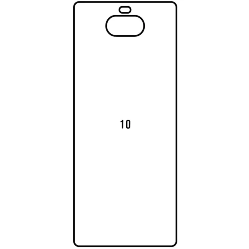 Ochranná fólia Sunshine Hydrogel pre Sony Xperia 10 Variant:: predná čirá