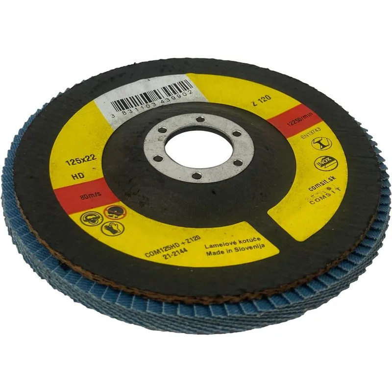 Kotúč Mamut Zirconia 50 HD, 125x22 mm, Z120, lamelový, oceľ/inox, T29