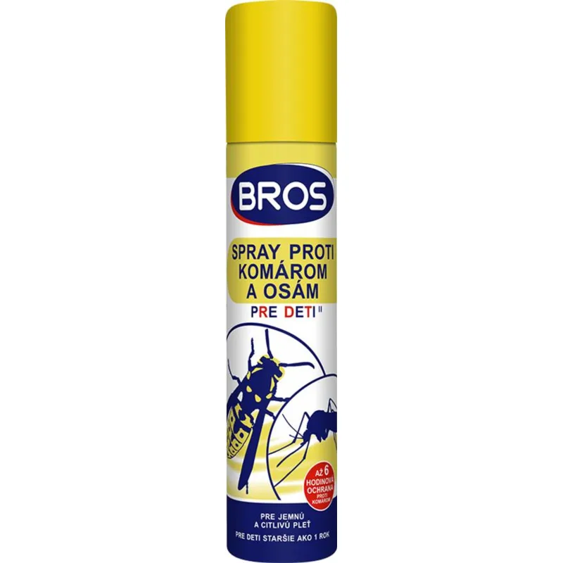 Sprej pre deti, proti komárom a osám Bros 120/90ml