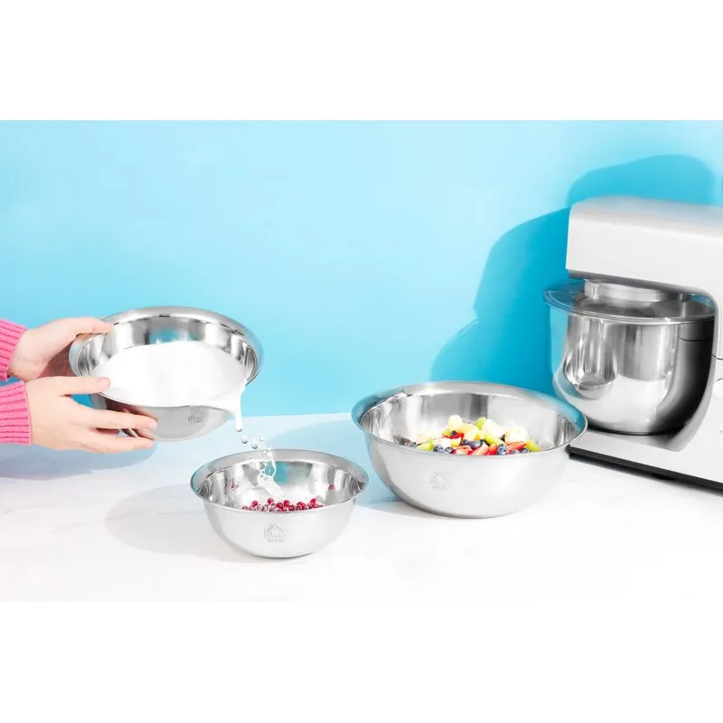Miska MagicHome, nerez, sada 3 ks, 18-22-26 cm