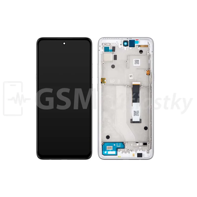 LCD Displej + Dotykové sklo + Přední kryt Motorola Moto G 5G (XT2113) - originál Farba: Čierna