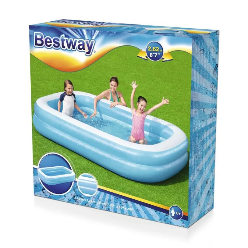 Bestway 54006, nafukovací bazén Family 269x175x51 cm
