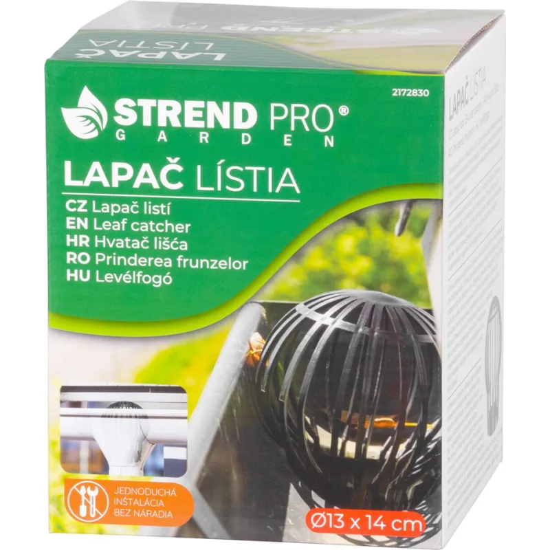 Lapač lístia Strend Pro, 13×14 cm, ochrana odkvapu, balenie 2 ks