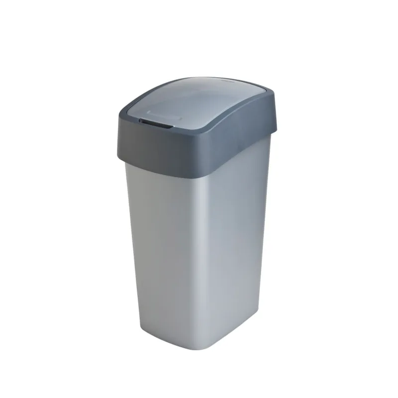 Kôš na odpad Curver PACIFIC FLIP BIN 45L, antracit/šedý