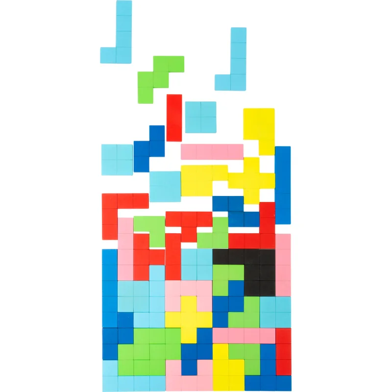 Drevené puzzle pre deti Tetris