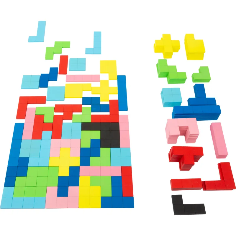 Drevené puzzle pre deti Tetris
