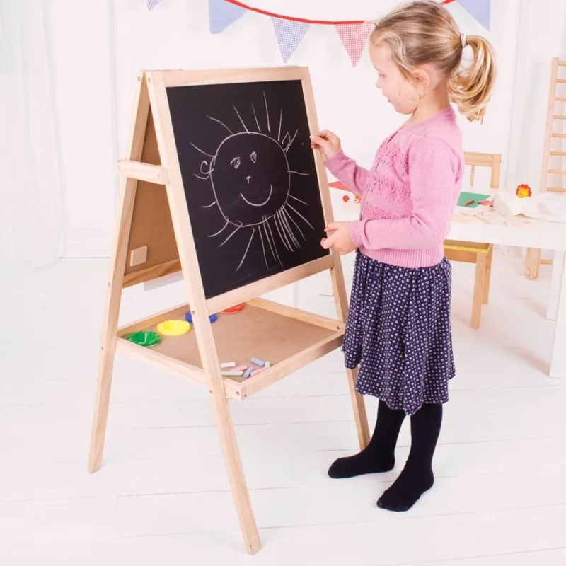 Bigjigs Toys Magnetická tabuľa s príslušenstvom