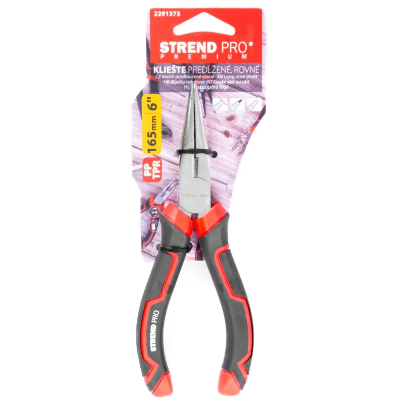 Kliešte Strend Pro Premium ComfortGrip DL412, 160 mm, s dlhými čeľusťami