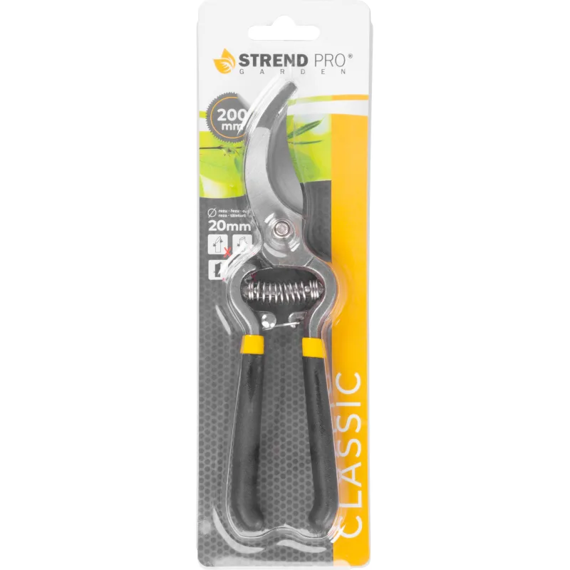 Záhradné nožnice Strend Pro P8011, 230 mm, Softdipp black