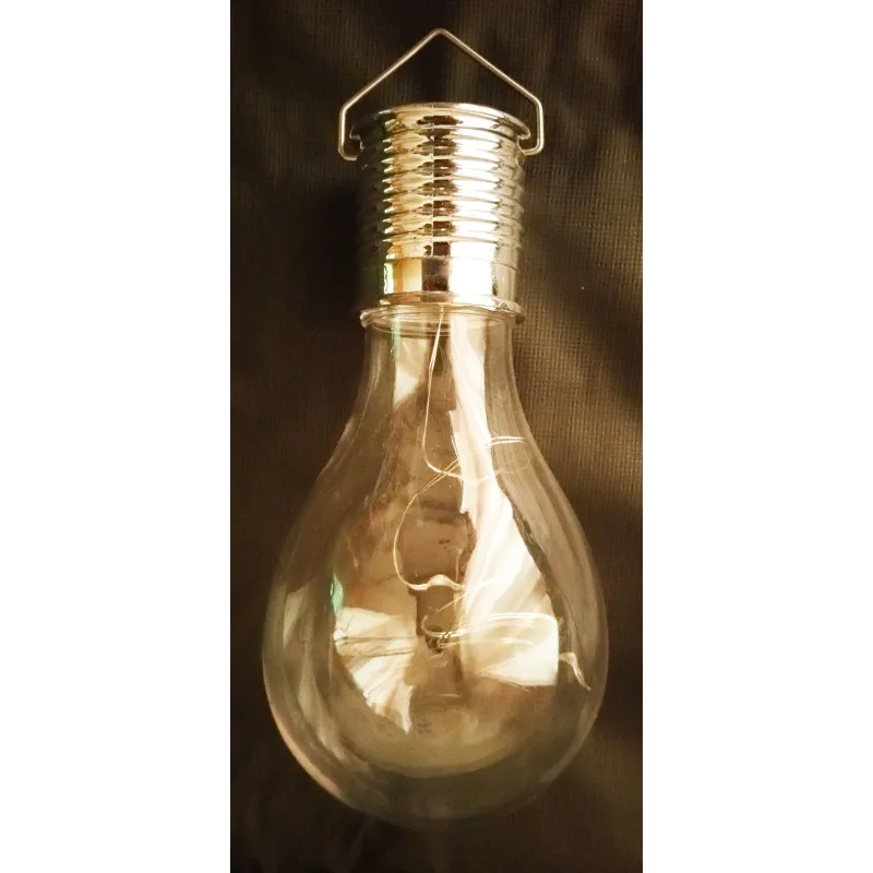 Solárna žiarovka Acrux 22 cm – 4x LED, číra, balenie 24 ks