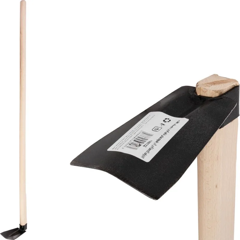 Motyka Fe, okopávacia, šírka 9 cm, drevená násada 120 cm