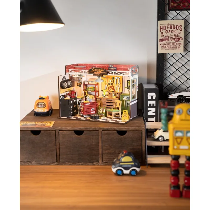 RoboTime Miniatúra domčeka Garáž