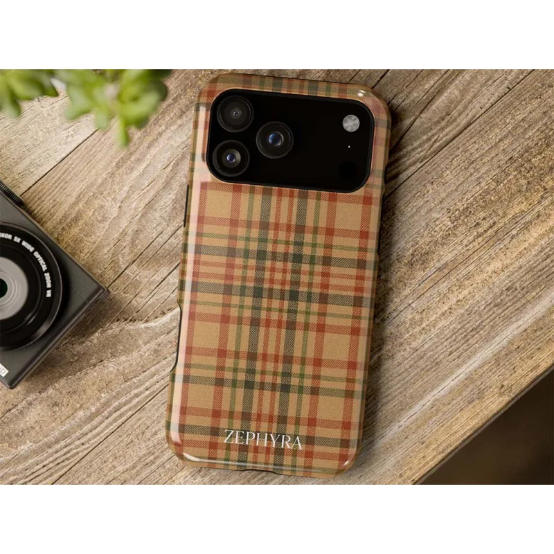 ZEPHYRA Desert Check - iPhone 17 Pro Max Kryt