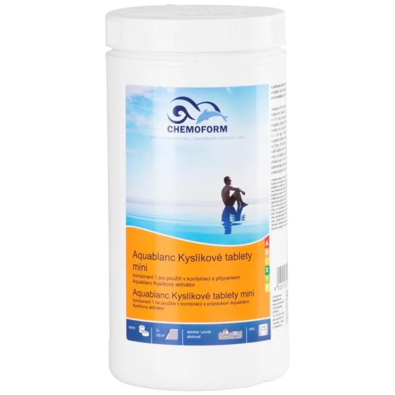 Tablety Chemoform 5601, Aktívny kyslík Mini Tabs, 20 g, do vírivky, 1 kg