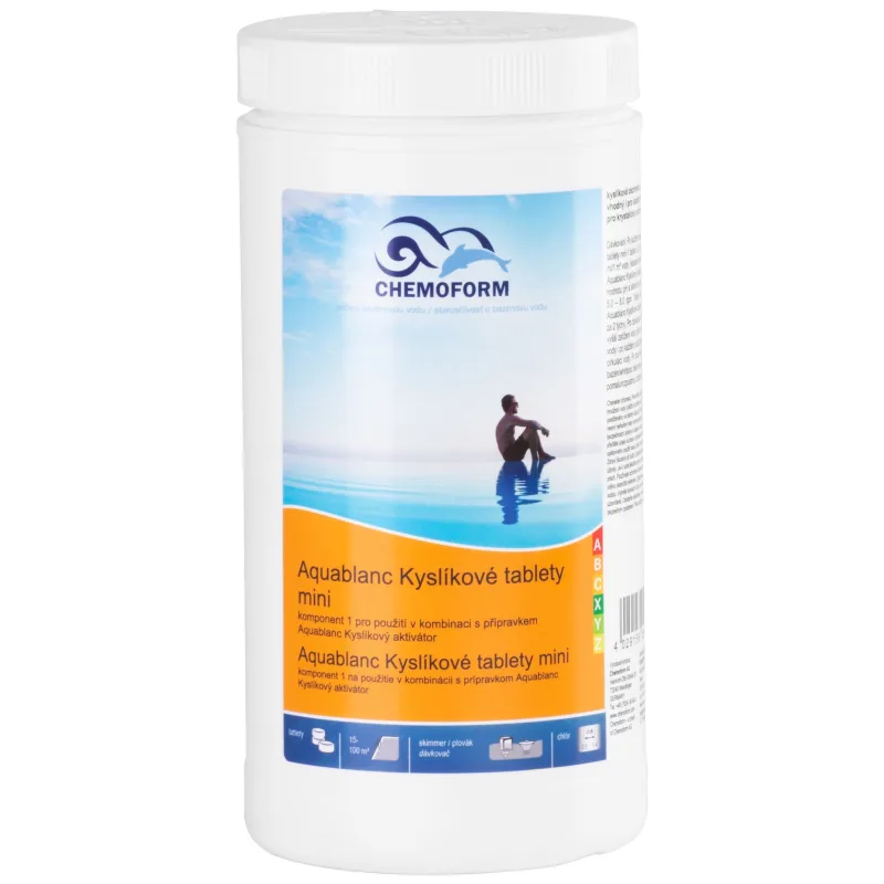 Tablety Chemoform 5601, Aktívny kyslík Mini Tabs, 20 g, do vírivky, 1 kg