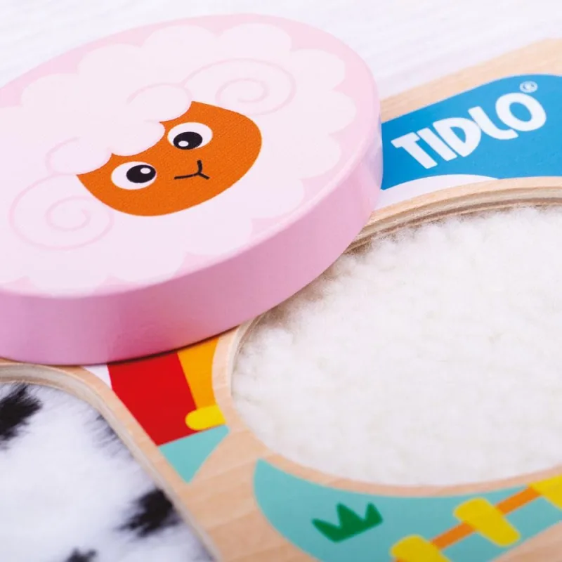 Tidlo Hmatové puzzle Farma