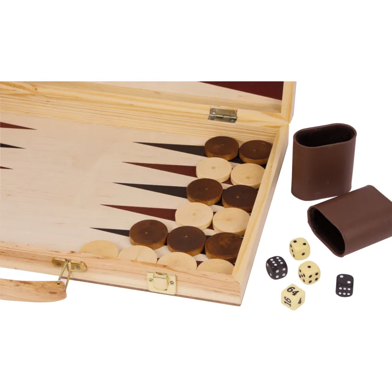 Kufrík na šach a backgammon