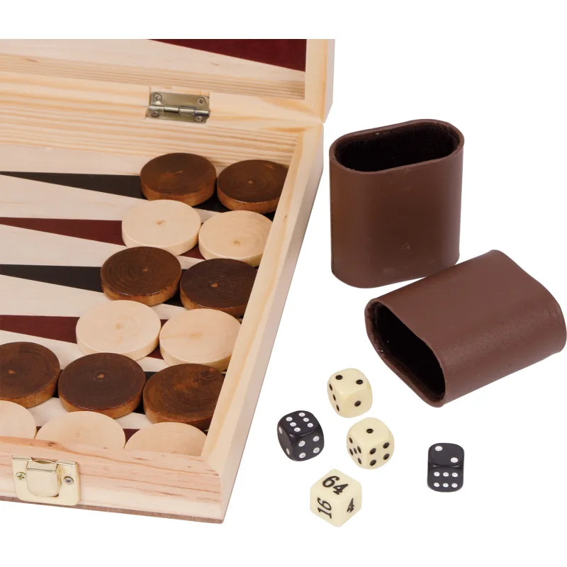 Kufrík na šach a backgammon