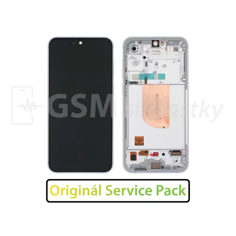 LCD Displej + Dotykové sklo + Rám Samsung Galaxy S23 FE - originál Farba: Čierna