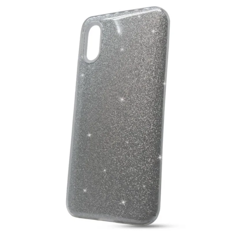 ELEGANCE Puzdro GLITTER 3v1 Xiaomi Redmi 9A, Redmi 9AT Farba: Strieborná 6874