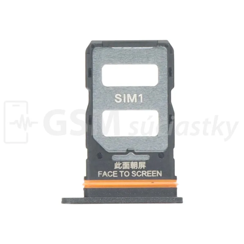 Držiak SIM karty Xiaomi Redmi Note 12 Pro 5G Farba: Čierna