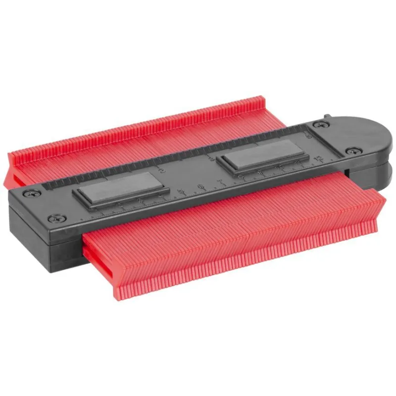 Šablóna na obkreslenie tvarov DG681, 125x130 mm, s uzamknutím a magnetom