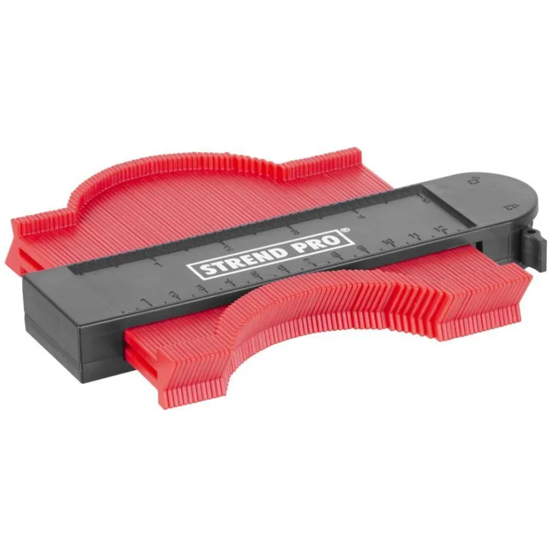 Šablóna na obkreslenie tvarov DG681, 125x130 mm, s uzamknutím a magnetom