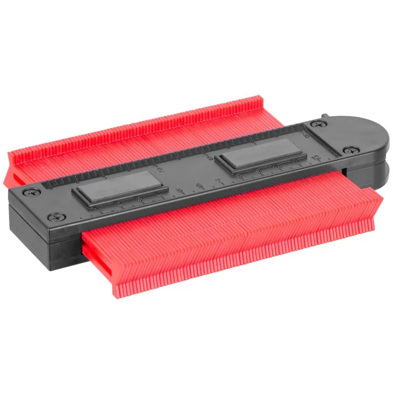 Šablóna na obkreslenie tvarov DG681, 125x130 mm, s uzamknutím a magnetom