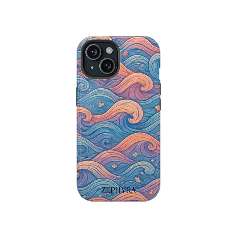 ZEPHYRA Sunset Waves - iPhone 15 Plus Kryt