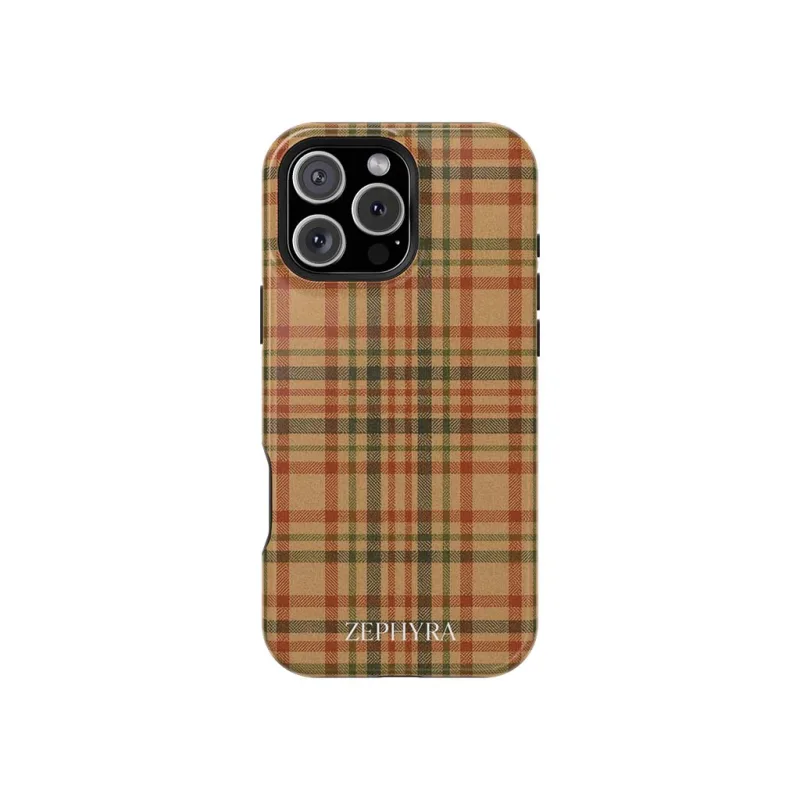 ZEPHYRA Desert Check - iPhone 15 Pro Kryt