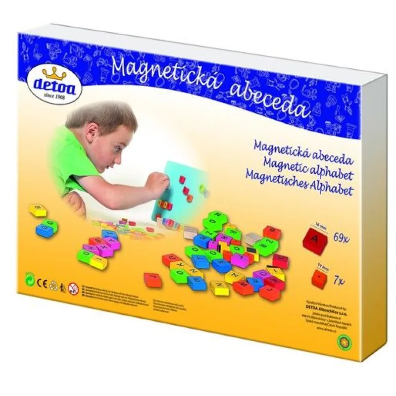Detoa Magnetická abeceda
