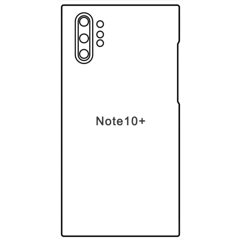 Ochranná fólia Sunshine Hydrogel pre Samsung Galaxy Note 10 Plus (SM-N975) Variant:: zadná matná