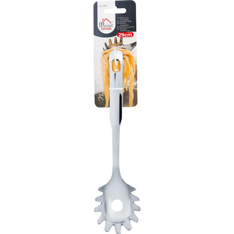Naberačka na špagety MagicHome, nerez, 33 cm