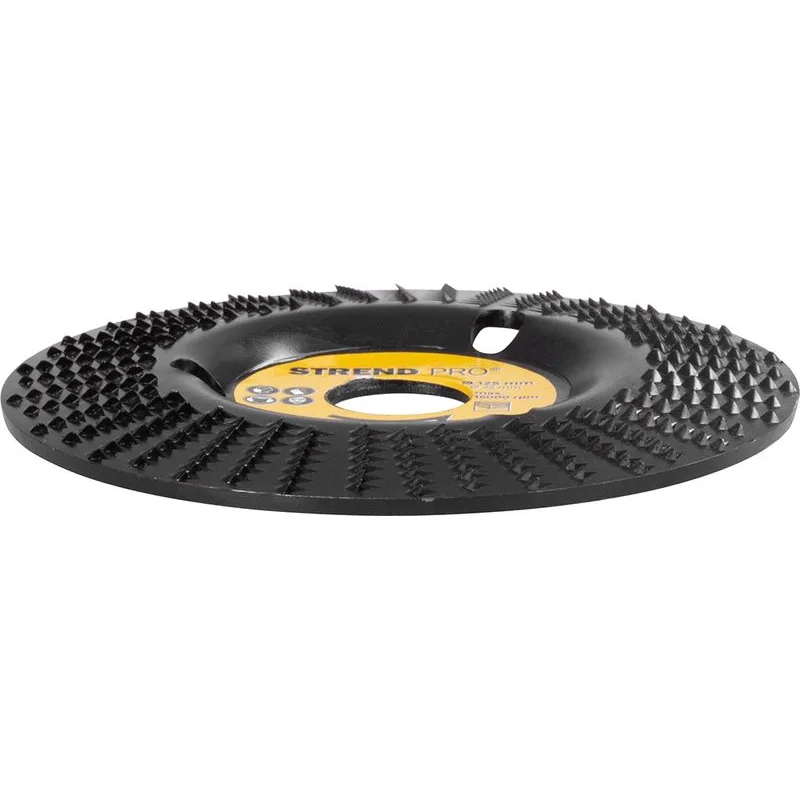 Rašpľový kotúč na drevo Strend Pro 125 mm, jemný
