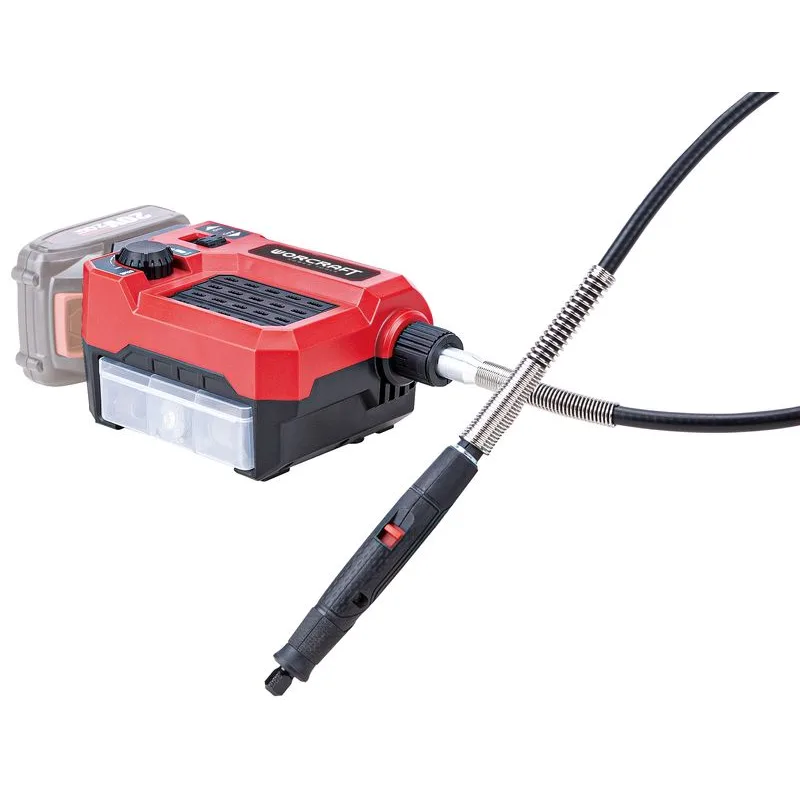 Brúska Worcraft CEMG-S20Li, ShareSYS, 20V Li-Ion, mini, priama, vŕtanie a brúsenie