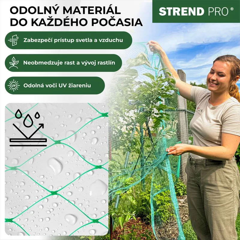 Sieť proti vtákom Strend Pro 4×5 m, oko 18 mm, PE