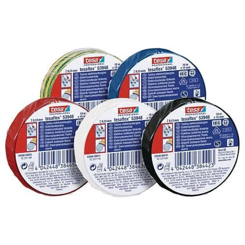 Izolačná páska tesa PRO tesaflex, čierna, 19 mm, L-20 m