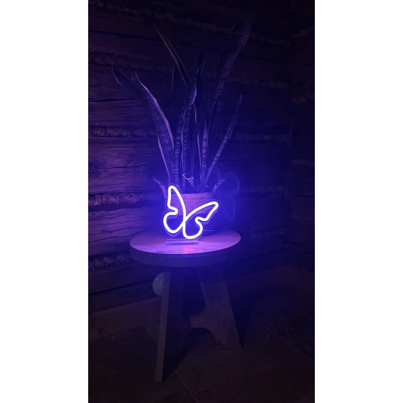 2Kids Toys LED NEON LIGHT lampička Motýlik