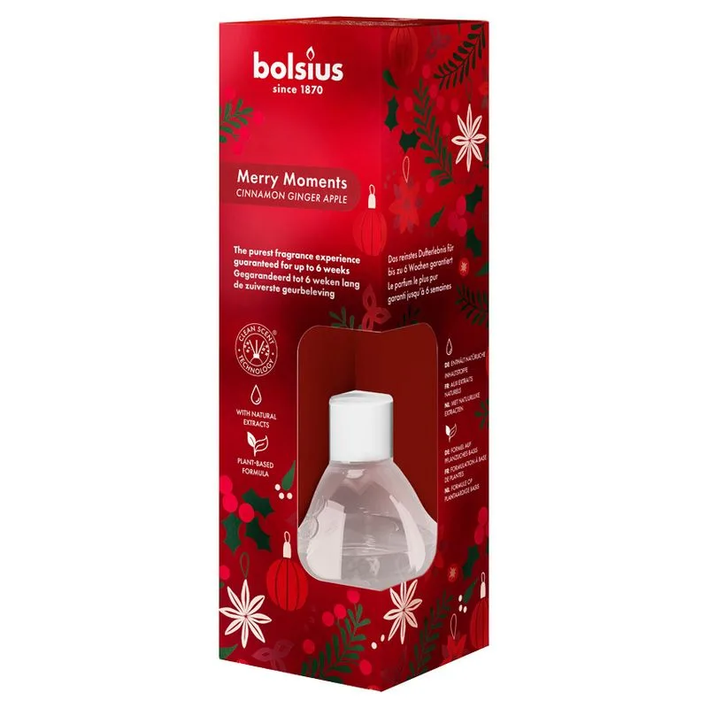Difúzer Bolsius True Glow, 60ml, jablko/škorica