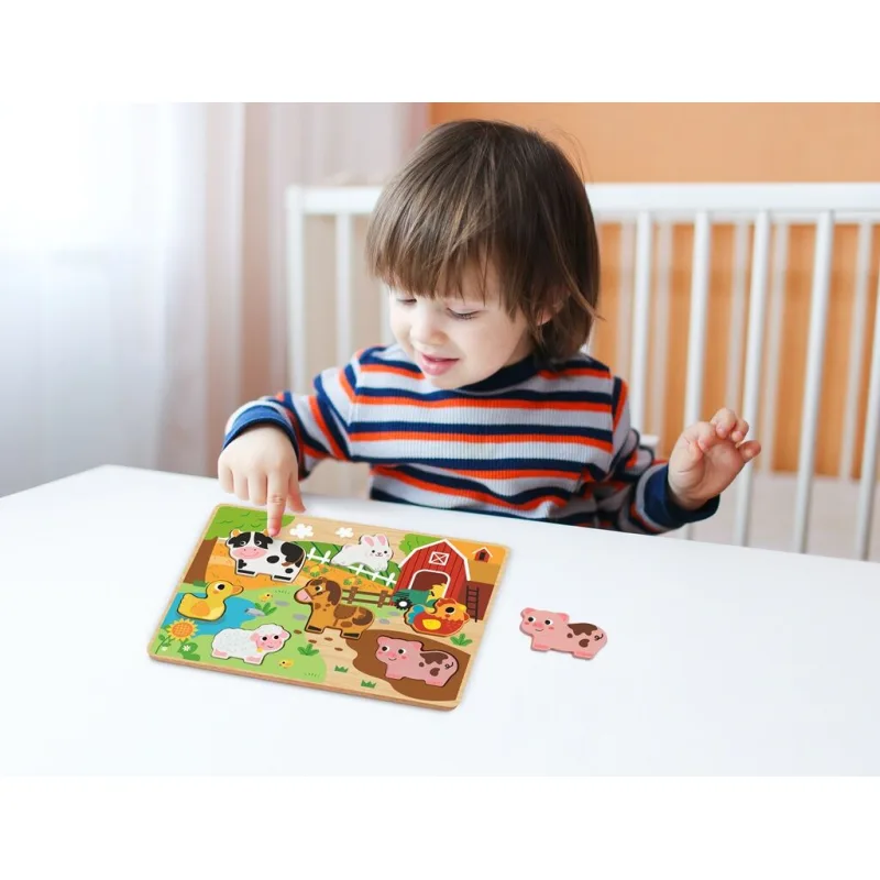 2Kids Toys Vkladacie puzzle Farma
