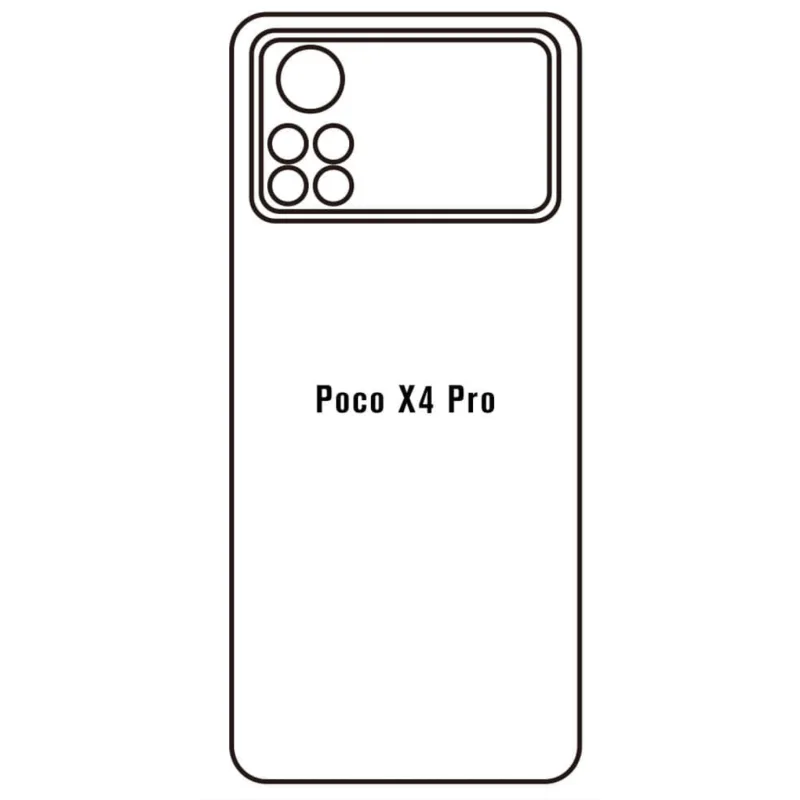 Ochranná fólia Sunshine Hydrogel pre Xiaomi Poco X4 Pro 5G Variant:: zadná čirá