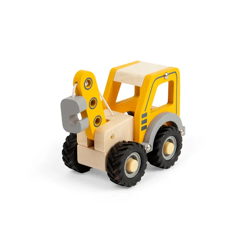 Mini drevený žeriav