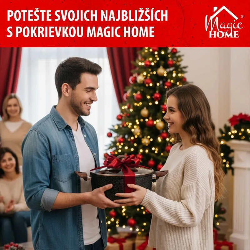 Pokrievka MagicHome Black Marble Line, 24 cm, sklenená
